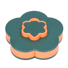 Floral Snack Heaven, Safe and Durable Snack Container with Multiple Serving Compartments for Your Next Gathering