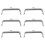18Pcs Silver Purse Clasp Frames Durable DIY Handbag Handle Accessories 10