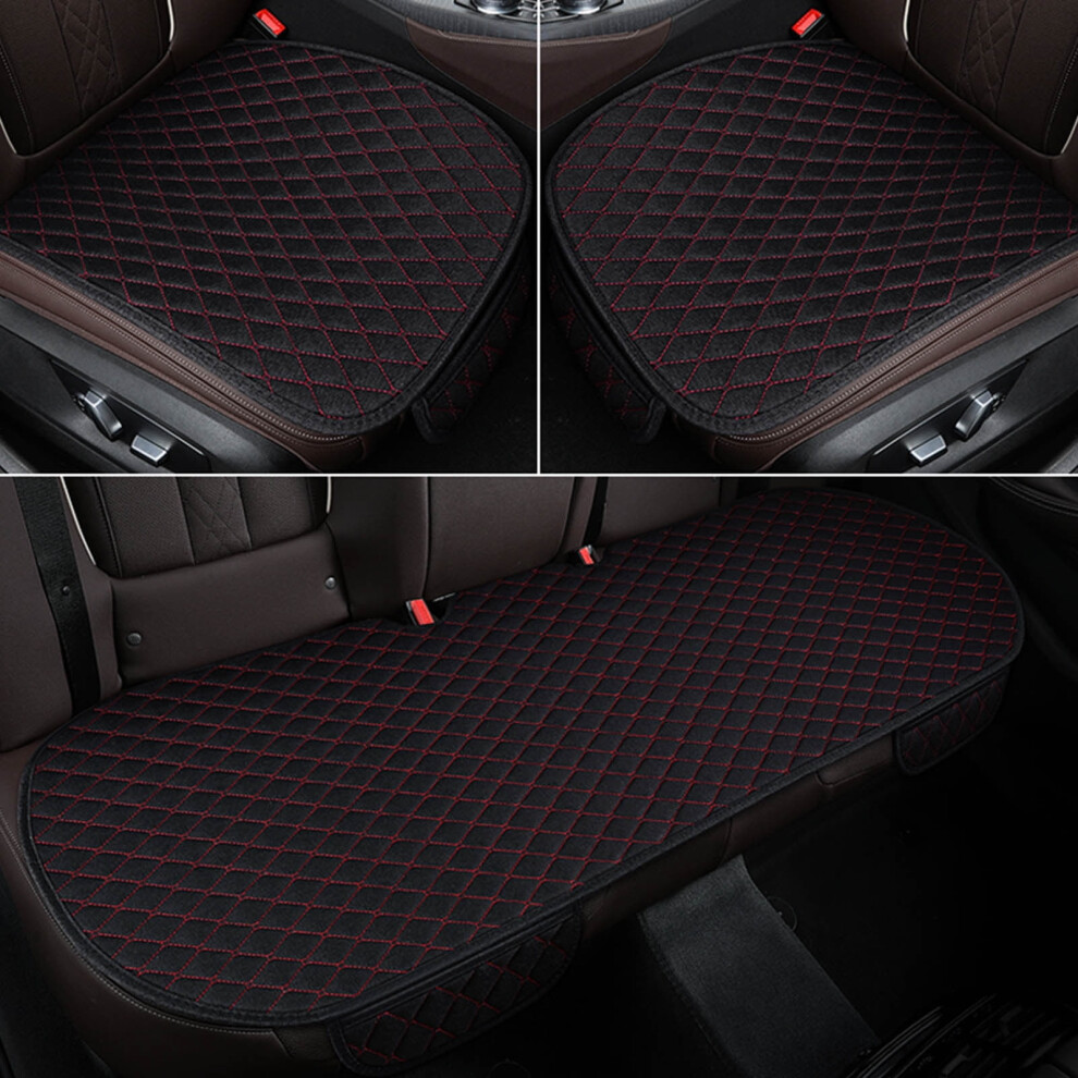 Universal Car Seat Cushion & Protector Set Â Non-Slip, Breathable Cotton Linen (51X50cm & 134X50cm), Includes Pouch, Compatible With Suv & Truck 9327961808676