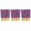 90St Violet Party Candy Picks Bamboe Appelsticks Glanzende Afwerking 3
