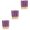 90St Violet Party Candy Picks Bamboe Appelsticks Glanzende Afwerking 4