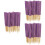 90St Violet Party Candy Picks Bamboe Appelsticks Glanzende Afwerking 5