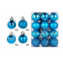 24pcs Christmas Decor Baubles Tree Xmas Balls Party Wedding Ornament Set