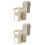 2Pièces Support Plastique Fixation Facile Pour 3