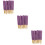 90St Violet Party Candy Picks Bamboe Appelsticks Glanzende Afwerking 7