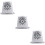 Ukulele Humidifier Silver 3-Pack 5.86x5.00x2.43 cm 1
