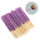 90St Violet Party Candy Picks Bamboe Appelsticks Glanzende Afwerking 10