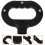 Pull Along Wagon Handle Replacement Black Plastic Ergonomic Design for Outdoor Camping 1Pcs 1
