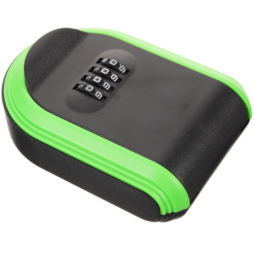 2Pcs Outdoor Key Lock Box Black ABS Plastic Combination Lock 2