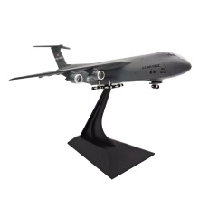 Collectible Lockheed C 5 Galaxy Model for USAF Fans 1 400 Scale Detailed Alloy Construction with Display Stand