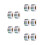 Holographic Candle Tin Warning Stickers DIY Craft Labels 8