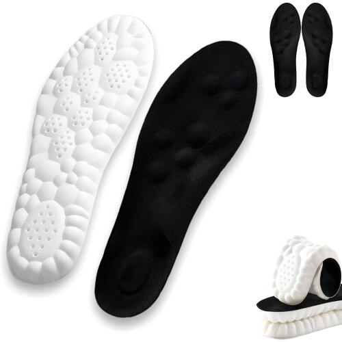 Cloud Foam Insoles for Men and Women 4D Arch Support