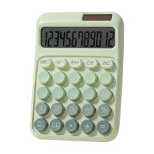 Desktop Calculator with Large LCD Display, Basic Calculator Dual Solar Power and Battery, Standard Function for Office, Home, School