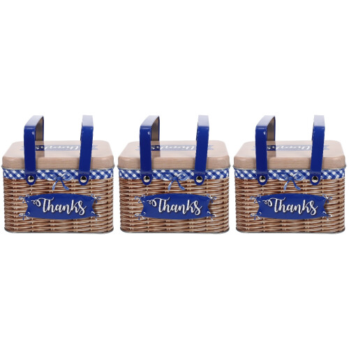 3Pièces Boîtes À Biscuits Couvercle Étanche 2