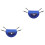 2Pcs Blue Comfortable Cat Hammock Small Pet Hanging Nest for Kitten 2