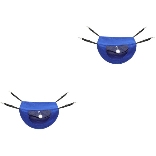 2Pcs Blue Comfortable Cat Hammock Small Pet Hanging Nest for Kitten 1