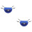2Pcs Blue Comfortable Cat Hammock Small Pet Hanging Nest for Kitten 5