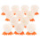 24Pcs Egg Storage Cups Stand White Egg Holders for Breakfast 7