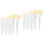 2Sets White Blending Makeup Brushes for Women Eyelash Beauty Tools 3