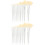 2Sets White Blending Makeup Brushes for Women Eyelash Beauty Tools 4