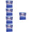 5Sets Breathable Blue Hard Hat Shade Sun Neck Shield Reflective Cover 10
