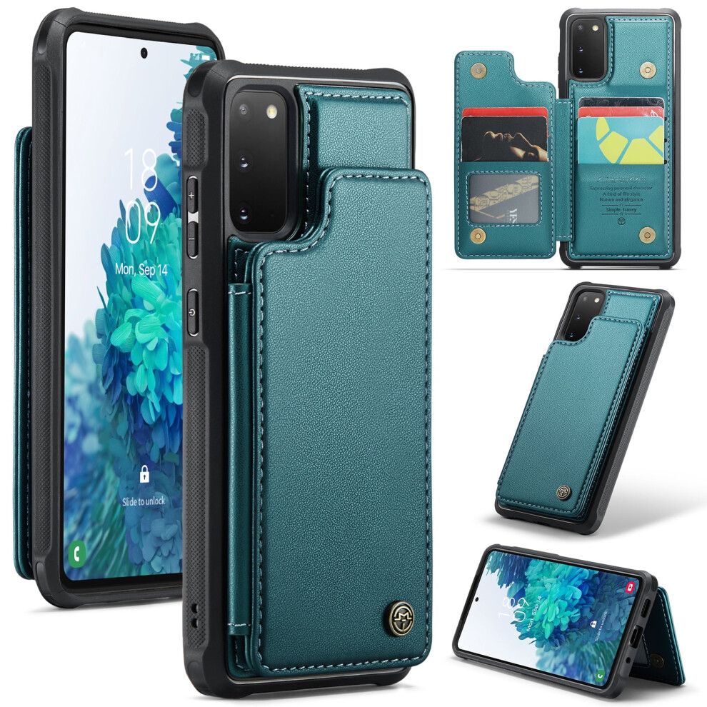 Caseme Leather Wallet Case For Compatible With Samsung Galaxy S20 Fe Â Rfid Blocking, Magnetic Clasp, Kickstand, Shockproof 9193271164296