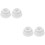 4Pcs White Rubber Stopper Caps for Pool Ladder Bumpers Easy Install 5