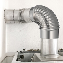 Stainless Steel Flexible Elbow Exhaust for Kitchen