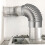 Stainless Steel Flexible Elbow Exhaust for Kitchen 1
