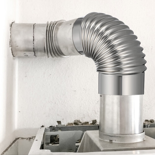 Stainless Steel Flexible Elbow Exhaust for Kitchen
