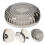 4Pcs Dark Grey Motorcycle Signal Light Covers ABS Plastic Outdoor Use 6