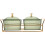 2Sets Stylish Khaki Divided Serveware Plates for Home Snack Storage 8