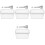 4Sets Clear Keeper Container with Smooth Easy Clean Dish 2