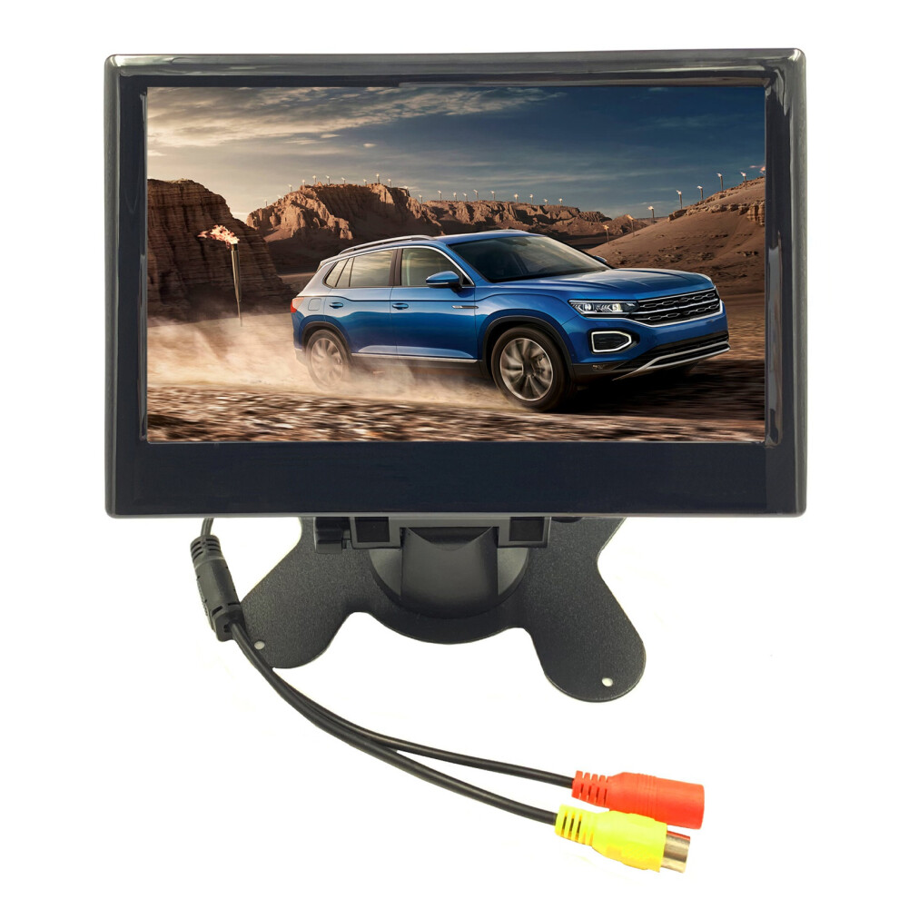 High Definition Rearview Monitor, 7In Color Tft Lcd Screen With Operating Voltage12v To24v For Cars Trucks Suv's Rvs Vans (7In) 9365509757840