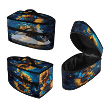 Light Clothes Iron Storage Case Portable Iron Case Lightweight Travel Iron Organizer Universal for Most Iron Sunflower, Case Only