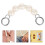 2Pcs White Decorative Purse Chain Bag Extender DIY Handbag Strap 6