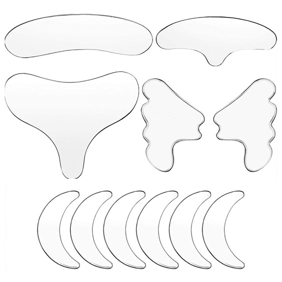 Reusable Silicone Chest Pads, Washable Pad For Smooth Skin, Invisible Adhesion Medical Grade Care To Prevent Skin Ageing