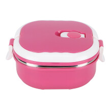 Boîte à lunch isotherme étanche, récipient en acier inoxydable avec joint en silicone pour le bureau ou les activités de plein air