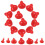 400Pcs Red Plastic Safety Nose for Handmade Stuffed Animal Craft 2