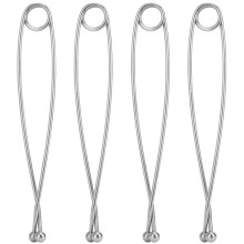 Stainless Steel Mouth Spreader, Locks Fish Mouths Wide Open For Easy Hook Removal, Multipurpose Water Bottle Hanger, Genuine Galvanized Steel Tool,