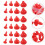 400Pcs Red Plastic Safety Nose for Handmade Stuffed Animal Craft 9