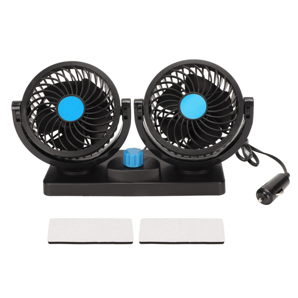 Durable Car Fan, 360 Rotatable Fan For Additional Airflow And Ultra Quiet Operation, 12V Strong Wind Cooling Fan With Innovative Design For High 9365509757581
