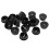60Pcs Black Rubber Grommets for Desk Wire Cable Hole Covers Durable 2