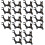 20 Pcs Disc Brake Bracket Components Metal Bike 7