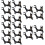 20 Pcs Disc Brake Bracket Components Metal Bike 10