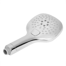 Dreamspray Features, Chromed Plastic Lightweight And Durable, Shower Head For Bathrooms And Showers, Water-Saving Design, Comfortable Grip Handle,