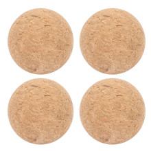Foosball Balls for Smooth Gameplay, Extra Quiet Football Wood Cork Balls for Indoor Entertainment and Game Enthusiasts (4Pcs)