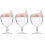 3Pcs Pink Goblet Cup Cup Natural Material Leak-Proof Design 4