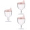 3Pcs Pink Goblet Cup Cup Natural Material Leak-Proof Design 6