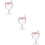 3Pcs Pink Goblet Cup Cup Natural Material Leak-Proof Design 9